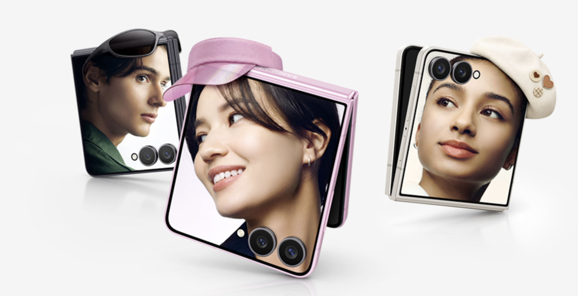 Imagem de divulgação do novo Galaxy Flip Z8